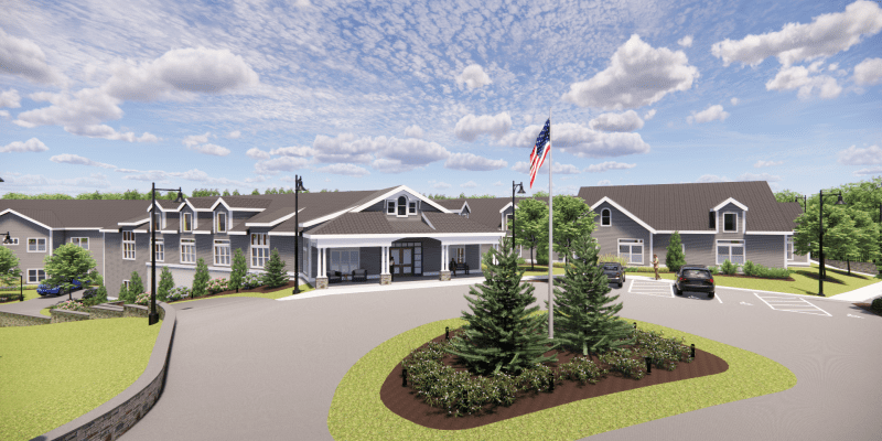 rendering of avita of milton memory care community