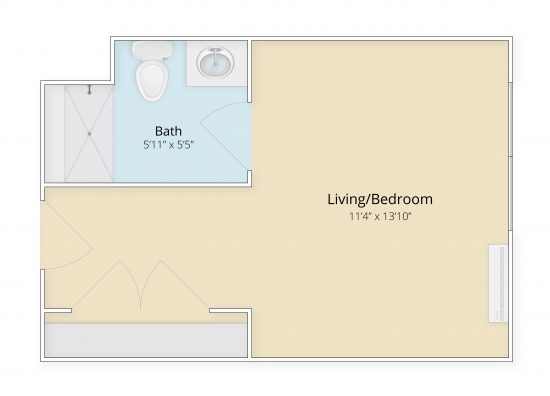 Avita studio floor plan