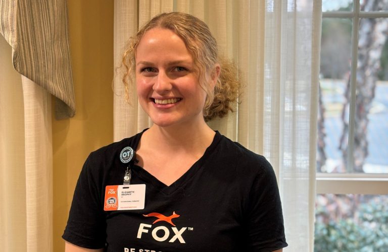 Headshot of Liz Brophy occupational therapist with FOX Rehabilitation
