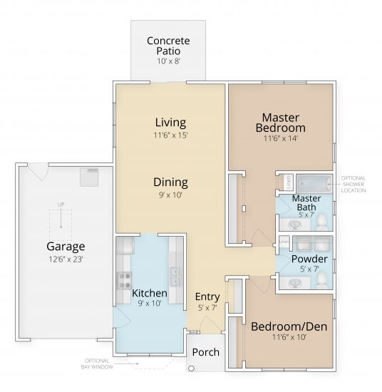 Granite Hills Manchester Cottage Home floor plan
