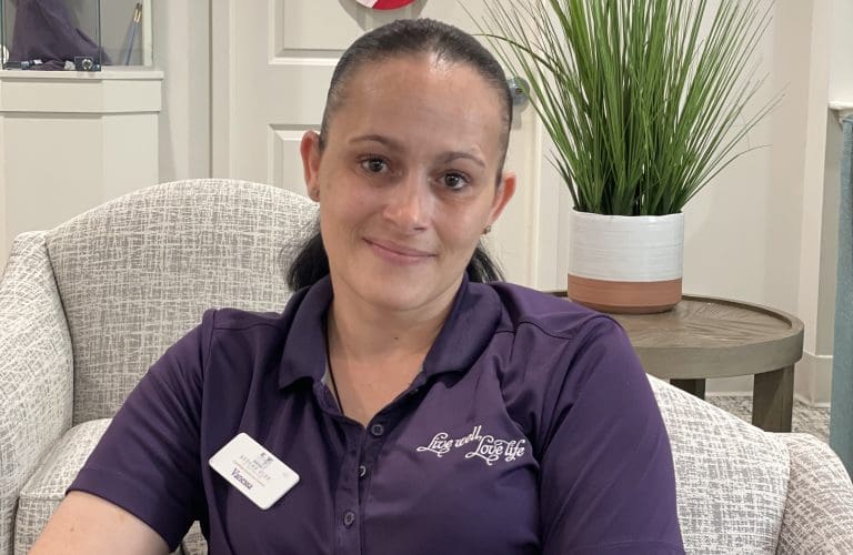 We sat down with Autumn Glen caregiver Vanessa to learn more about her relationship with Lynne, her passion for working in senior living, and what it's like to go from having someone as a mentor to being the one providing them with care.