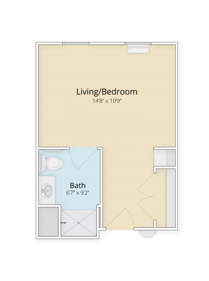 Newburyport studio floor plan