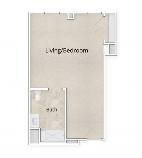 Stone Hill Avita studio floor plan