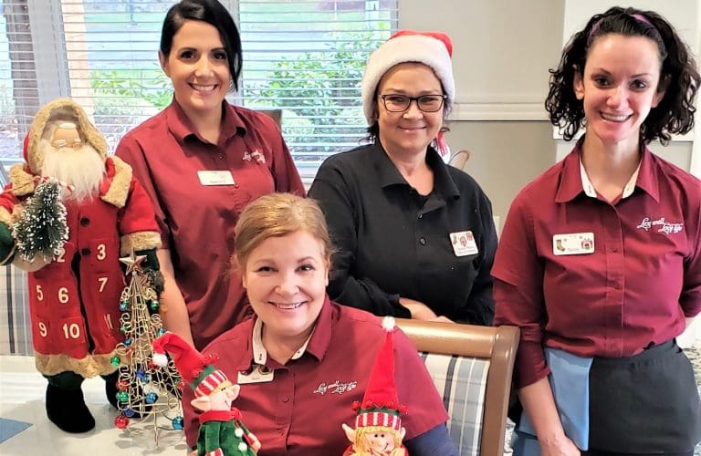 Our associates love celebrating the holidays with residents